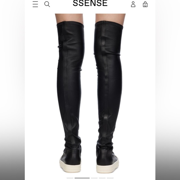 Rick Owens Stocking Shoes Boots - Picture 12 of 13